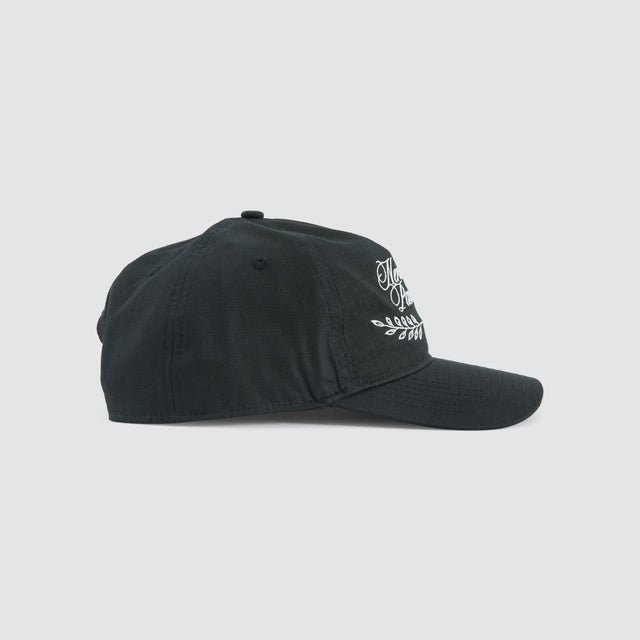 model wears Legacy Cap Jet Black Headwear Black - image 2