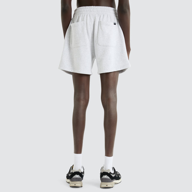 Valle 6 Inch Fleece Short Snow Marle