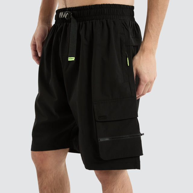 model wears Nero Hike Short Black Shorts Black - image 2