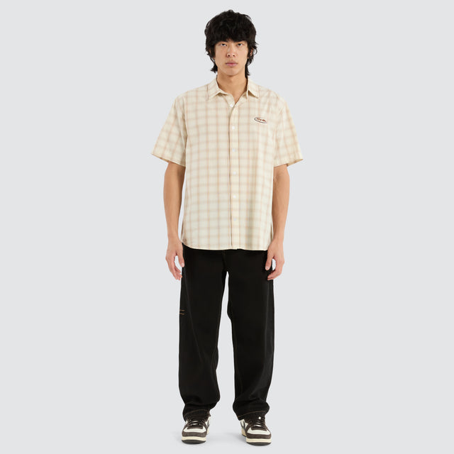 model wears Big Slacker Denim Jean Black Rinse Pants Black - image 3