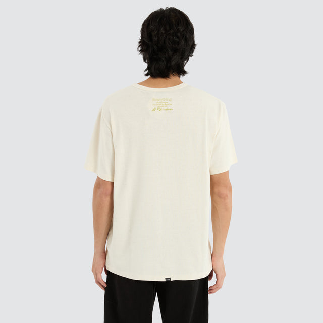 Hemp Transformation Merch Tee Unbleached White