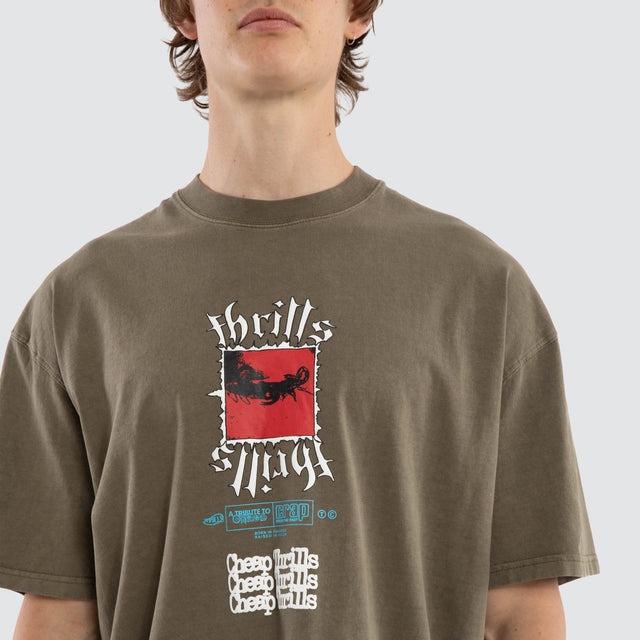 Cheap Thrills Oversize Tee Tarmac