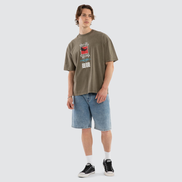 Cheap Thrills Oversize Tee Tarmac
