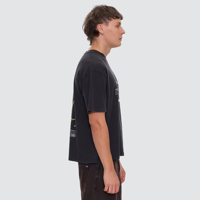 Adorned In Nature Box Tee Black