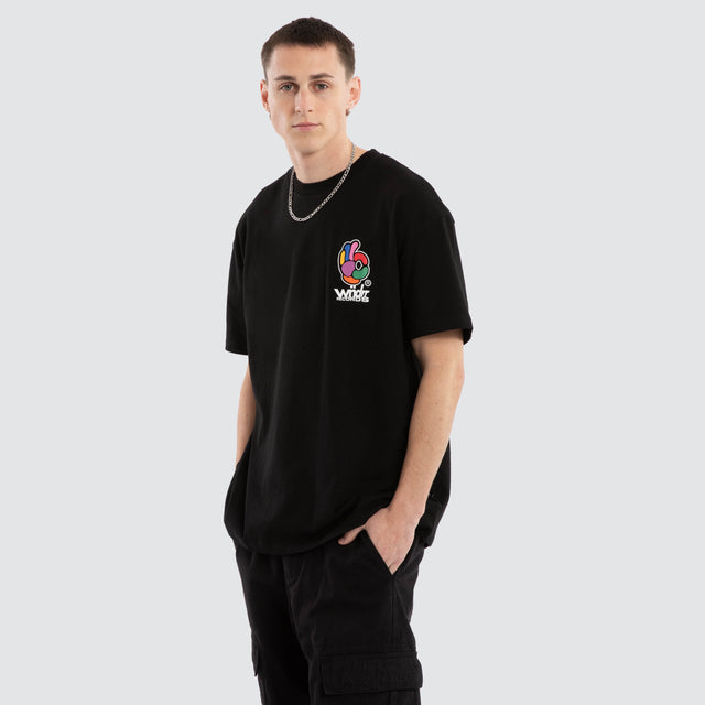 Benny Box Fit Tee Black
