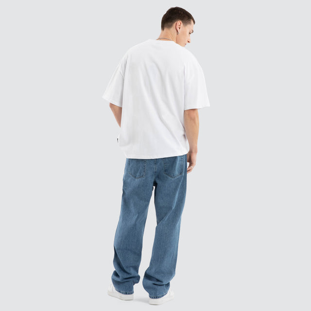model wears Minted Heavy Weight Tee White T-Shirts White - image 2