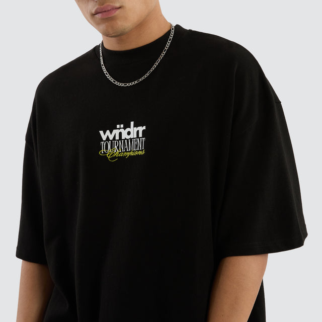 Tournament Heavy Weight Tee Black