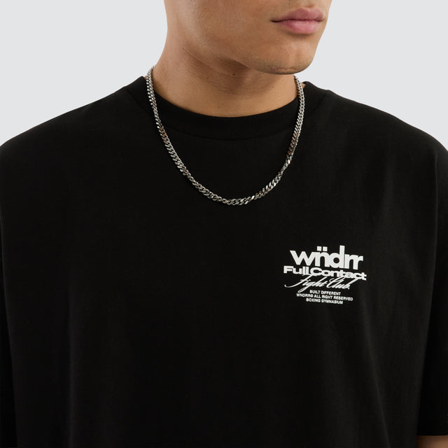 Full Contact Box Fit Tee Black