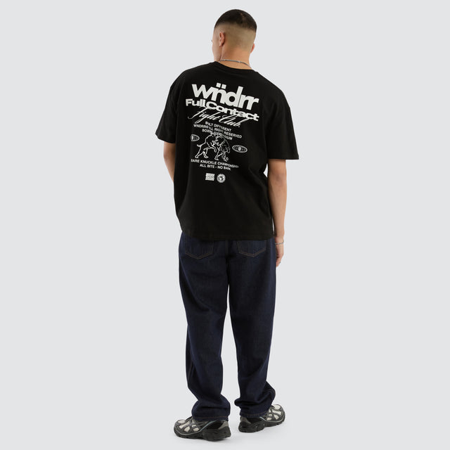 Full Contact Box Fit Tee Black