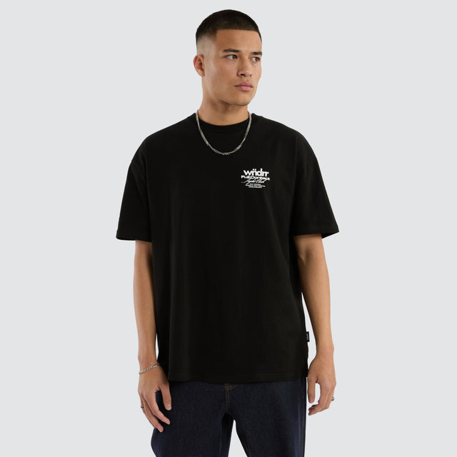 Full Contact Box Fit Tee Black