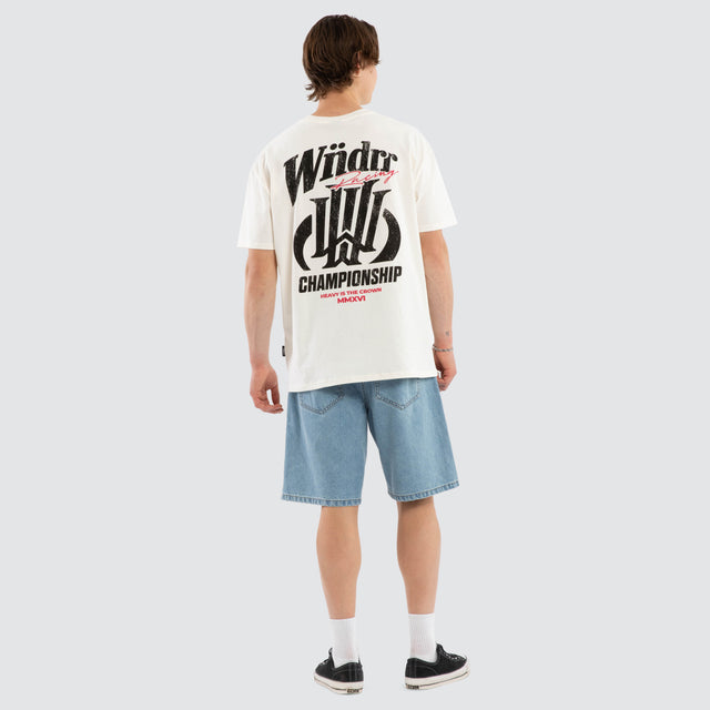 Skyline Box Fit Tee Off White
