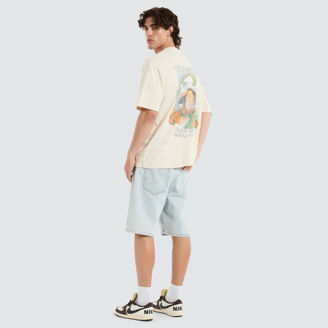model wears Rainbow Tears Baggy Tee White T-Shirts White - image 4