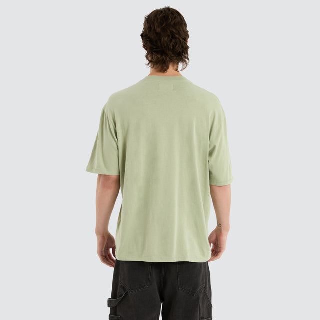 model wears Sun Orb Slacker Tee Green T-Shirts Green - image 5