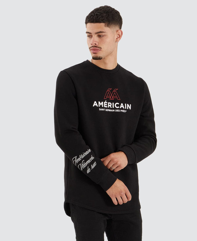 Americain Artigas Heavy Dual Curved Jumper Jet Black