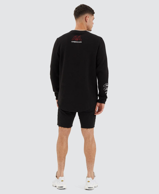 Americain Artigas Heavy Dual Curved Jumper Jet Black