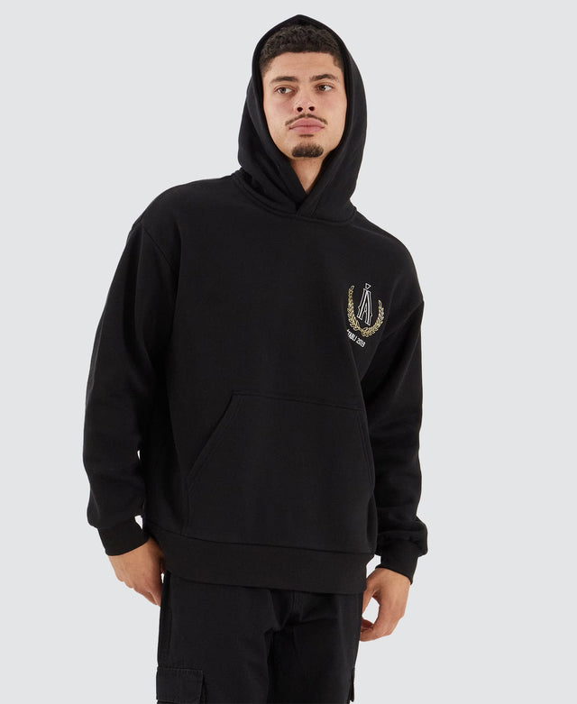Americain Bonvil Heavy Relaxed Hoodie Jet Black