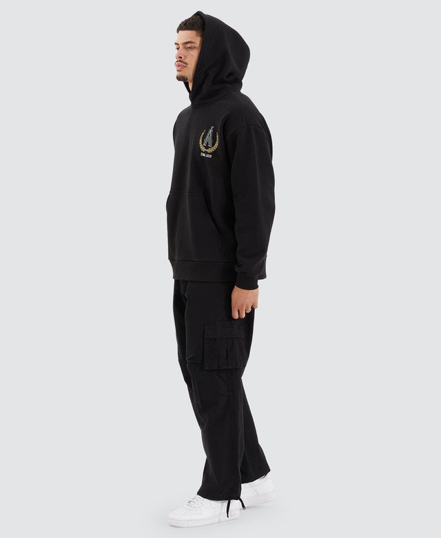 Americain Bonvil Heavy Relaxed Hoodie Jet Black