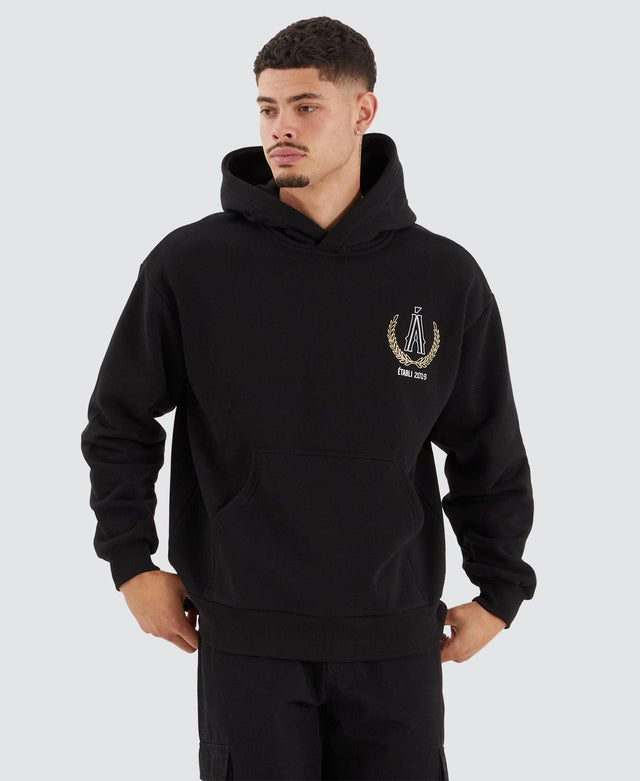 Americain Bonvil Heavy Relaxed Hoodie Jet Black