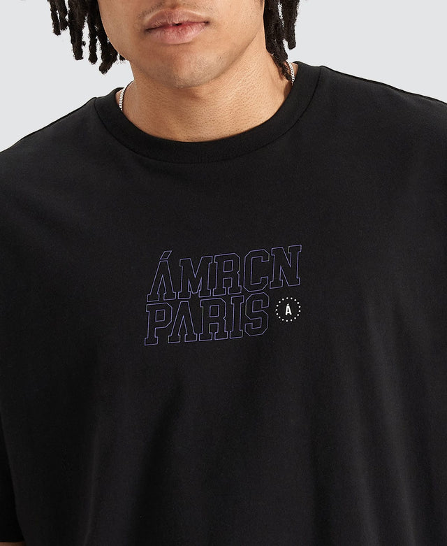 Americain Frankenmuth Box Fit T-Shirt Jet Black