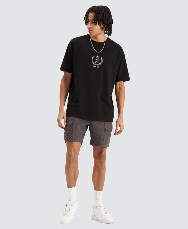 Americain Marseille Box Fit T-Shirt Jet Black