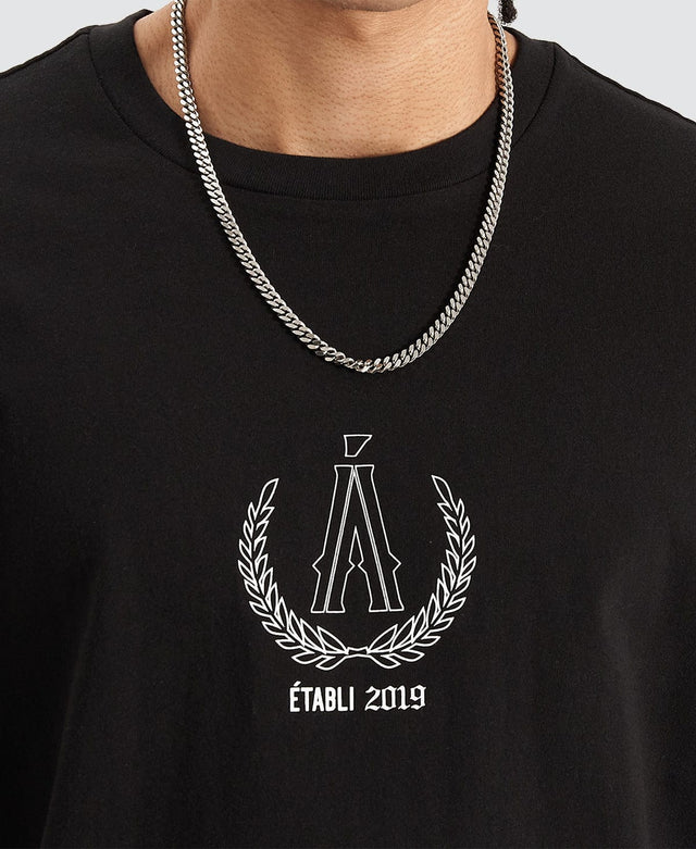 Americain Marseille Box Fit T-Shirt Jet Black