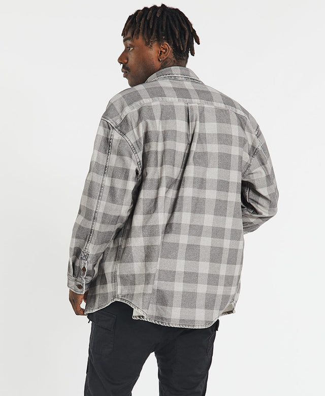 Americain Maryland Over Shirt Silver Grey