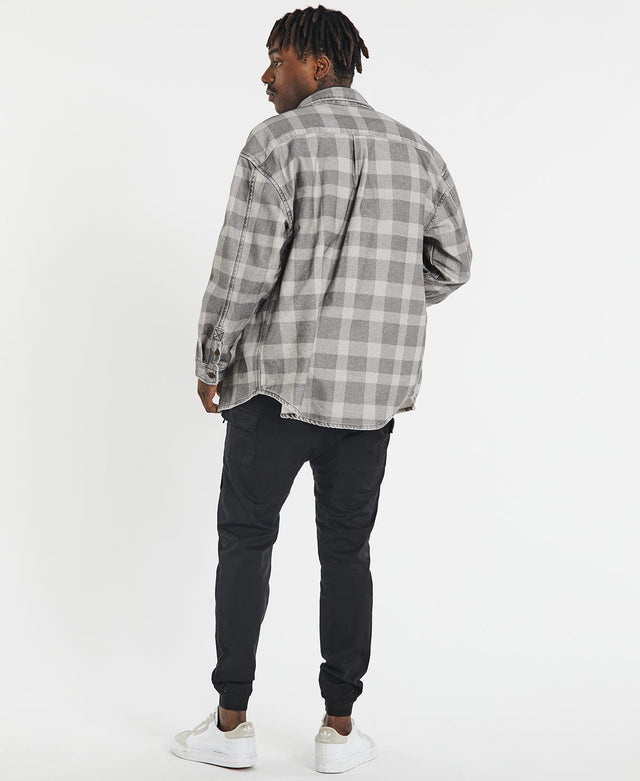 Americain Maryland Over Shirt Silver Grey