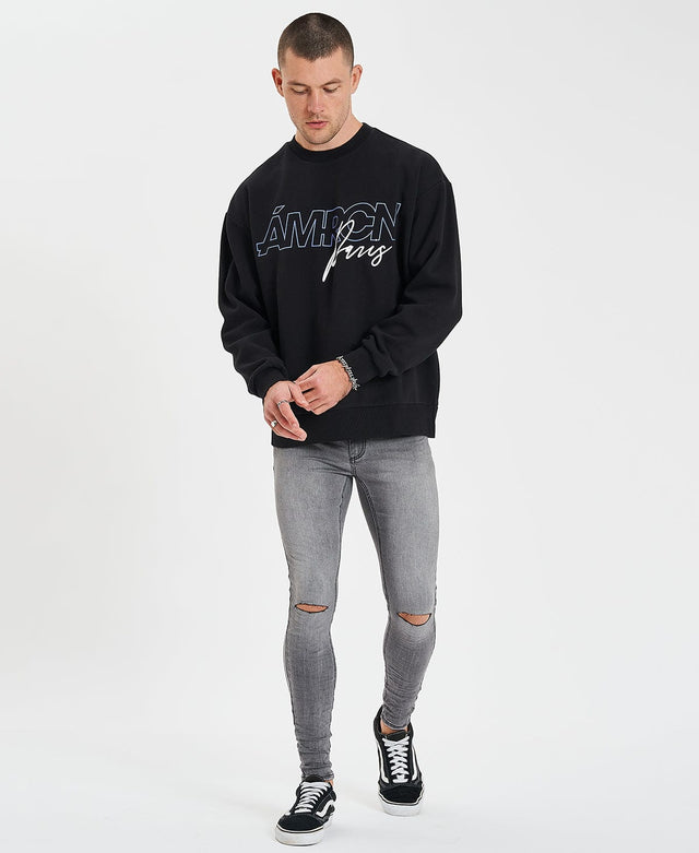 Americain Saint Ultrastretch Jeans Destroyed Gaillon Grey