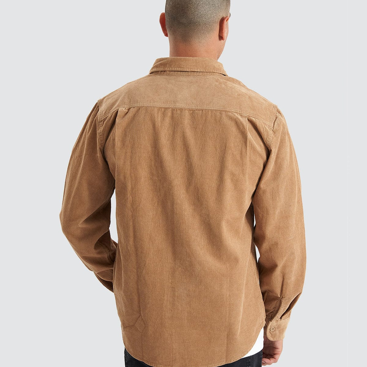 FADED GLORY Corduroy Long Sleeve Shirt Khaki Vintage Used - Shop  afterworktw Men's Shirts - Pinkoi