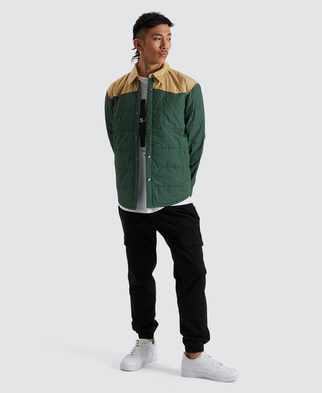 Brixton Cass Jacket Pine Needle/ Sand Green