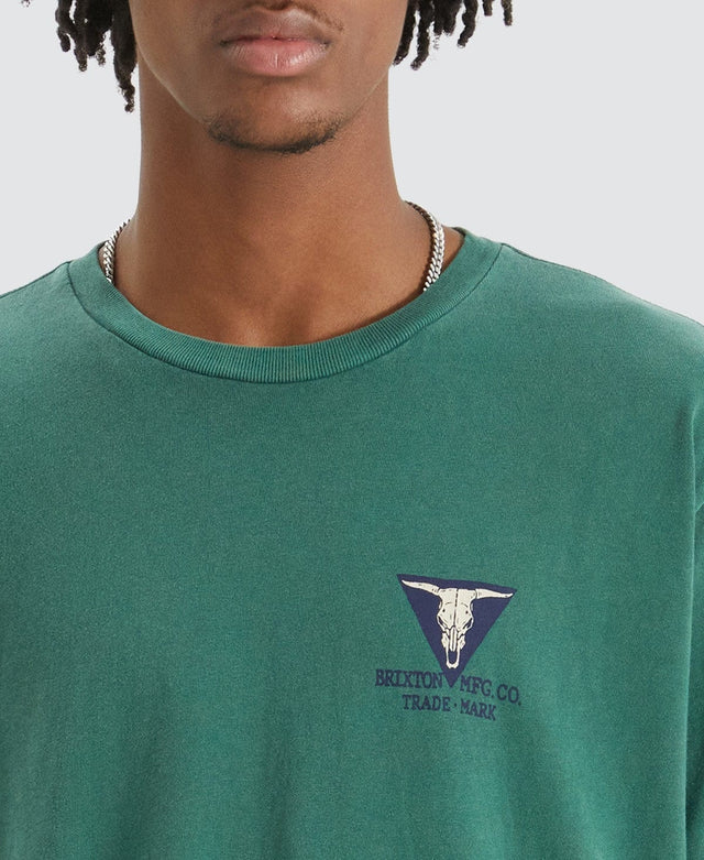 model wears Galveston T-Shirt Green T-Shirts Green - image 2