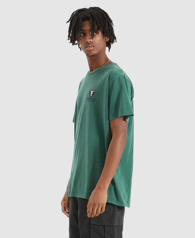 model wears Galveston T-Shirt Green T-Shirts Green - image 5