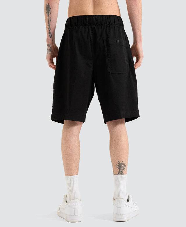 Calvin Klein Belted Woven Shorts Black