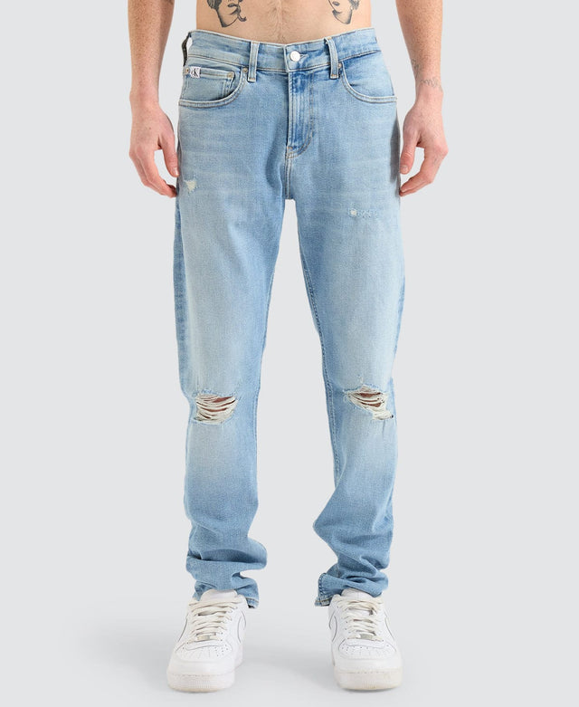 Calvin Klein SKINNY JEAN 041 - LIGHT BLUE DSTR BLUE