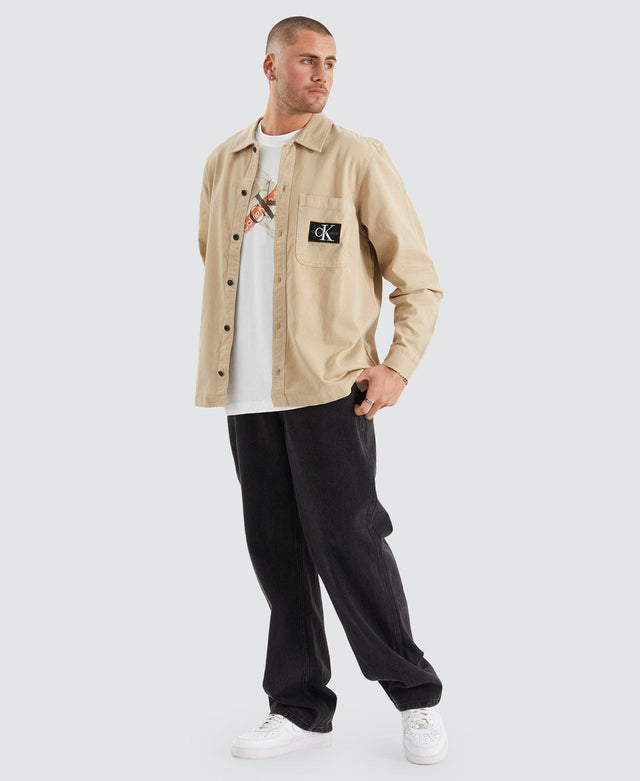 Calvin Klein Utility Overshirt Neutral