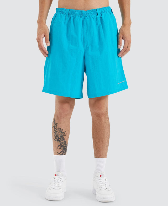 model wears Backcast™ III Water Beach Shorts Blue Shorts Blue - image 2