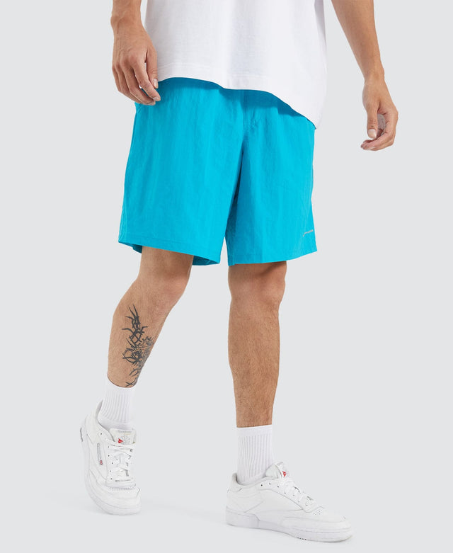 model wears Backcast™ III Water Beach Shorts Blue Shorts Blue - image 6