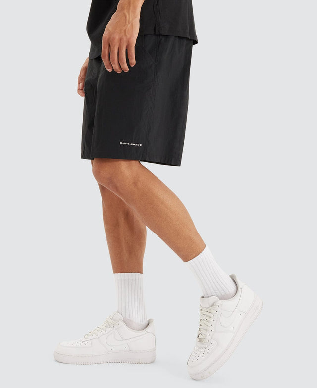 model wears Backcast™ III Water Shorts Black Shorts Black - image 3