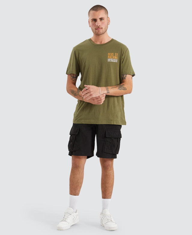 model wears Beam T-Shirt Loden Green T-Shirts Green - image 4