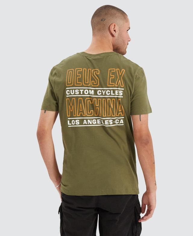 model wears Beam T-Shirt Loden Green T-Shirts Green - image 1