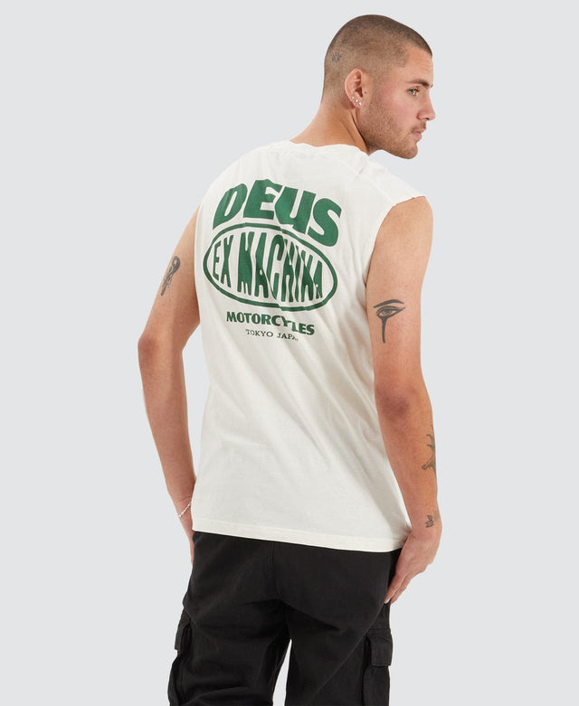 Deus Ex Machina Bellwhether Muscle Tee Vintage White