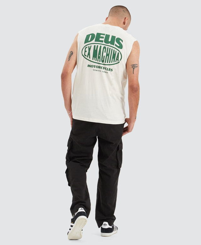 Deus Ex Machina Bellwhether Muscle Tee Vintage White
