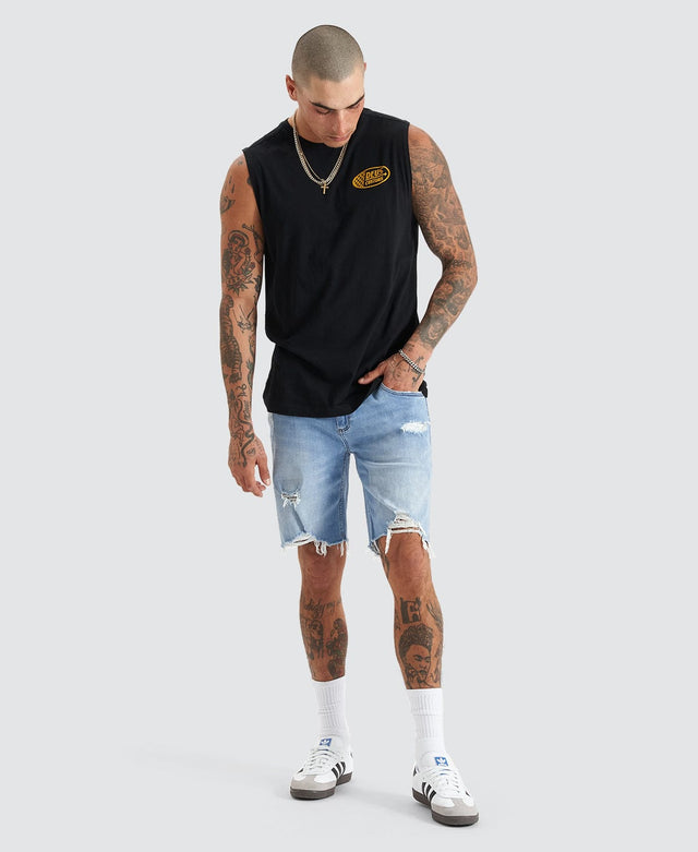 Deus Ex Machina Flags Muscle Tee Black