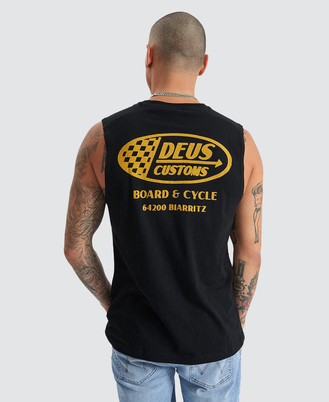 Deus Ex Machina Flags Muscle Tee Black