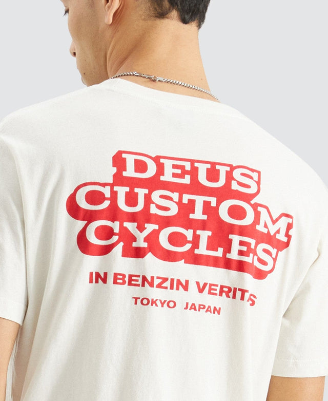Deus Ex Machina Redline T-Shirt Vintage White