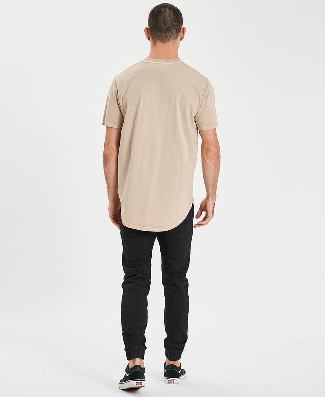 Inventory Bristol Dual Curved T-Shirt Pigment Taupe