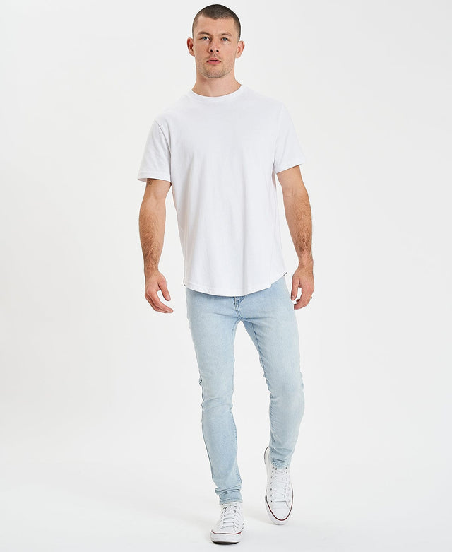 Inventory Bristol Dual Curved T-Shirt White