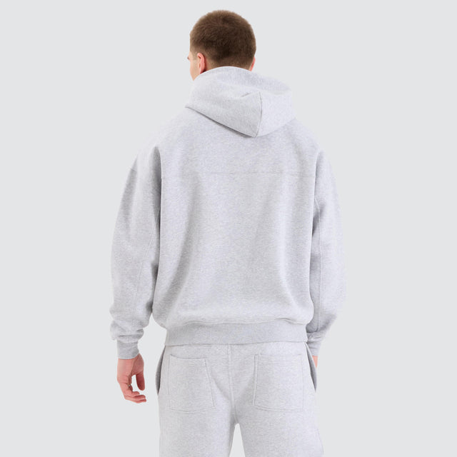 model wears Chelsea Heavy Inventory Hoodie Grey Marle Hoodies Grey - image 2