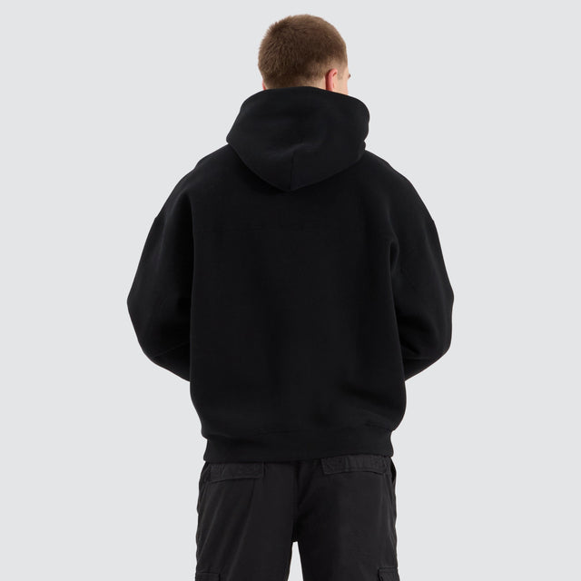 model wears Chelsea Heavy Inventory Hoodie Jet Black Hoodies Black - image 2