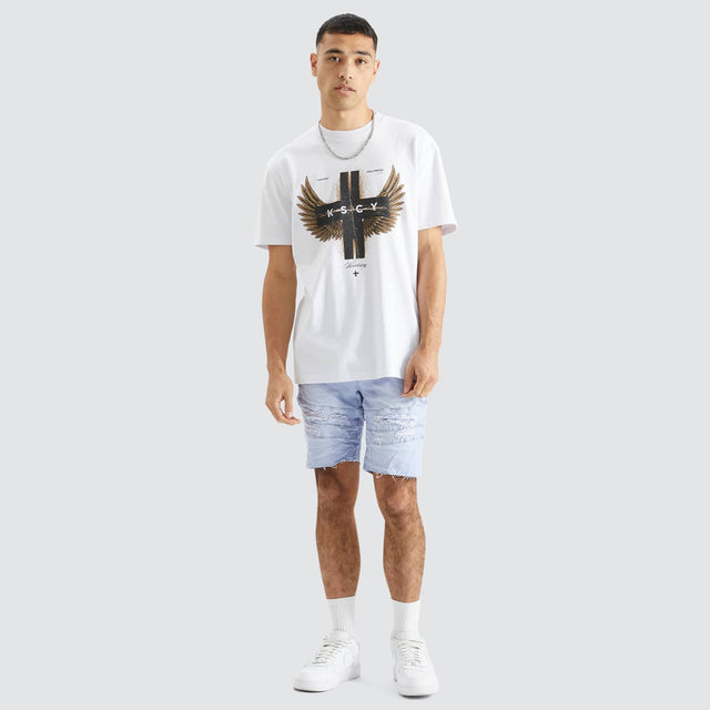 Kiss Chacey Arcadia Denim Short Ice Blue